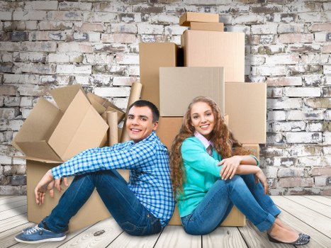 Moving team supporting a home move in Westminster with boxes and furniture