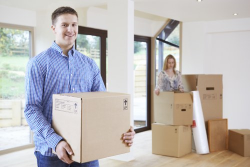 Packing and loading furniture for a Westminster move