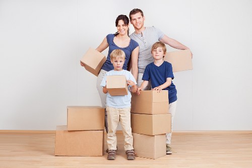 Furniture transport and loading for a Westminster move