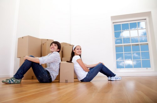 Packing and loading service for a Westminster home move