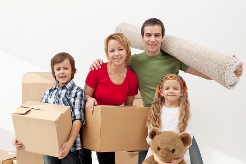 Packing and transport support for Westminster commercial removals