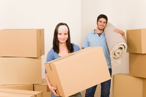 Careful packing and lifting during a Westminster removal service