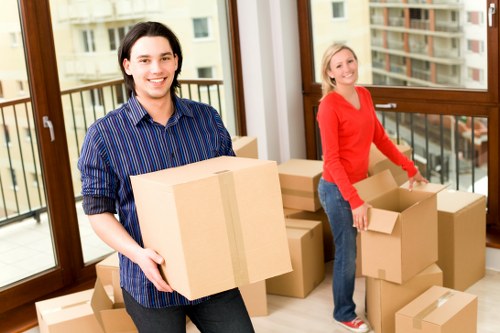 Local moving team handling residential packing in Westminster
